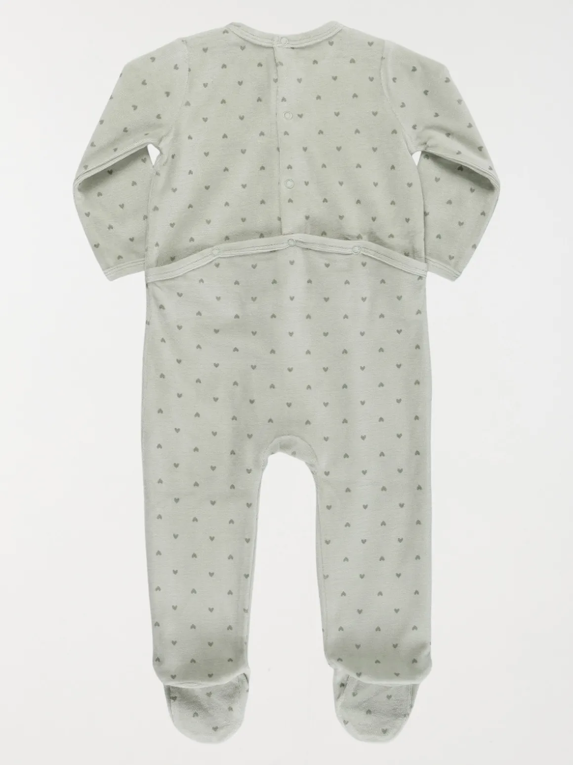 Dors-bien imprimé coeur fille (3-24M)