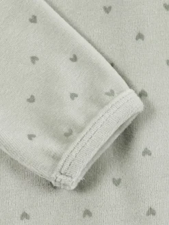 Dors-bien imprimé coeur fille (3-24M)
