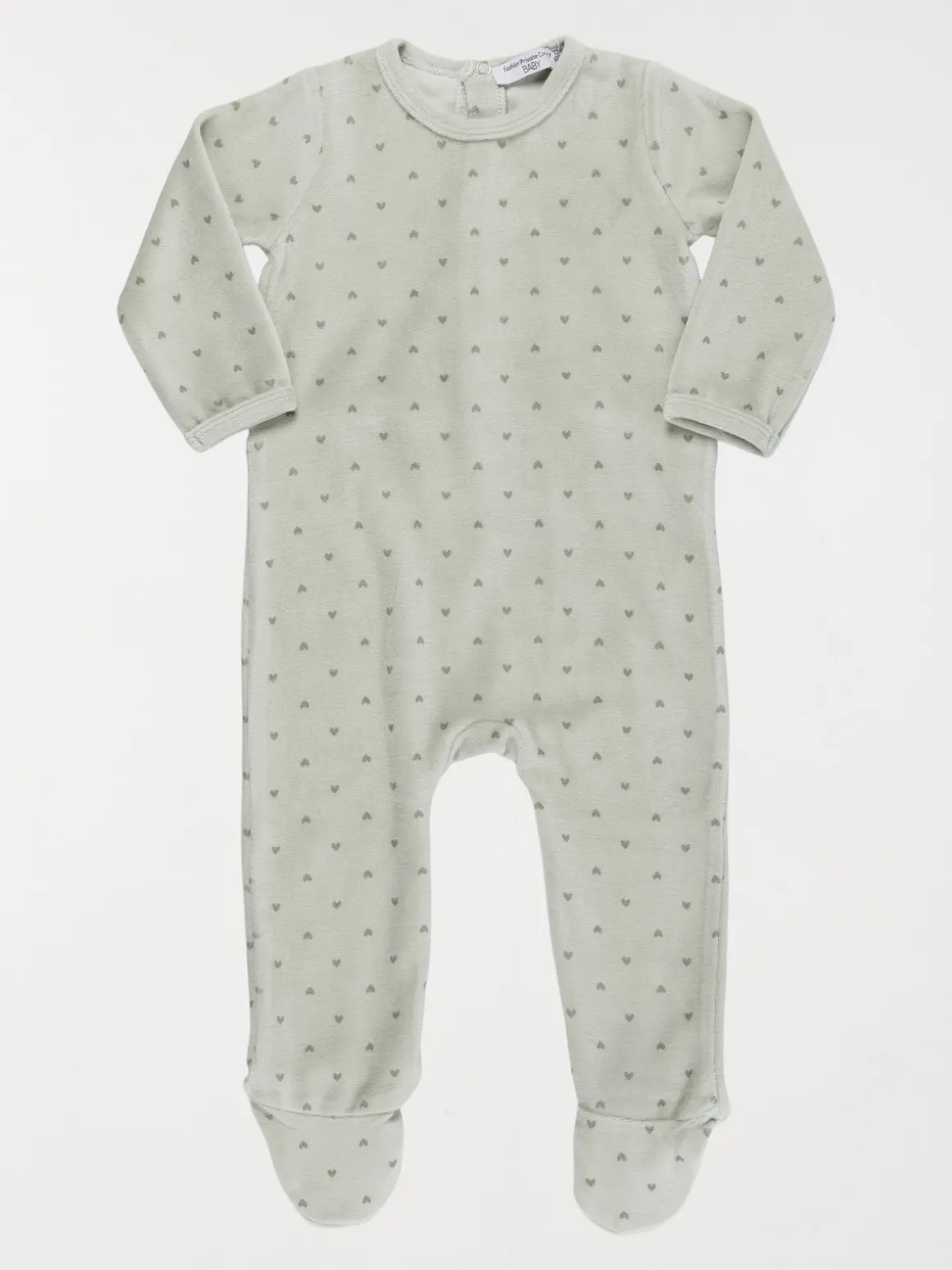 Dors-bien imprimé coeur fille (3-24M)