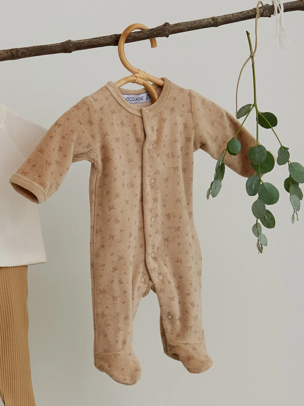 Dors-bien imprimé feuille bébé (0-9M)
