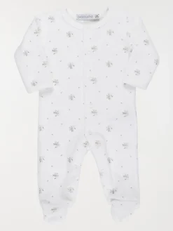 Dors-bien imprimé fleur fille (0-9M)