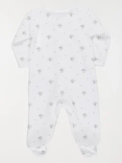 Dors-bien imprimé fleur fille (0-9M)