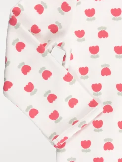 Dors-bien motif tulipe fille (3-24M)