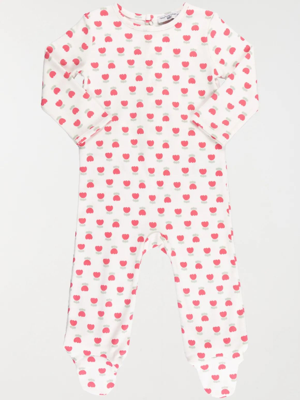Dors-bien motif tulipe fille (3-24M)