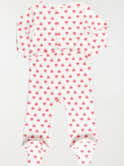 Dors-bien motif tulipe fille (3-24M)