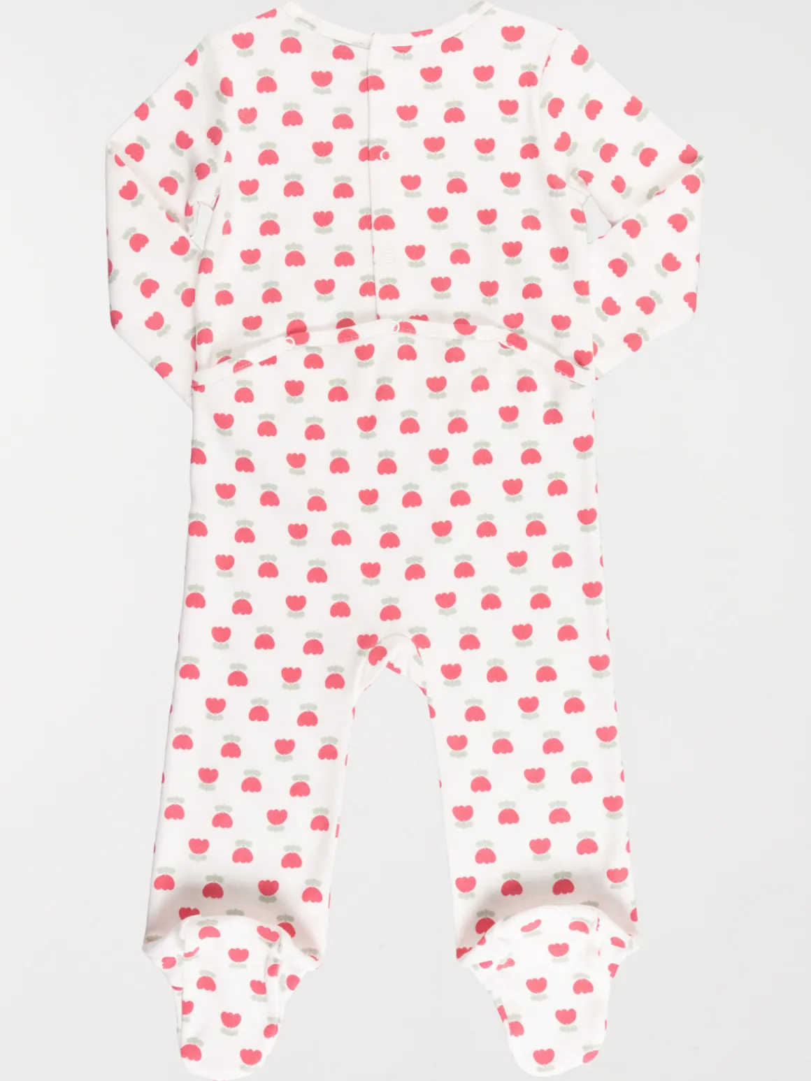 Dors-bien motif tulipe fille (3-24M)
