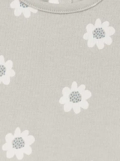 Dors-bien motifs fleurs fille (3-24M)