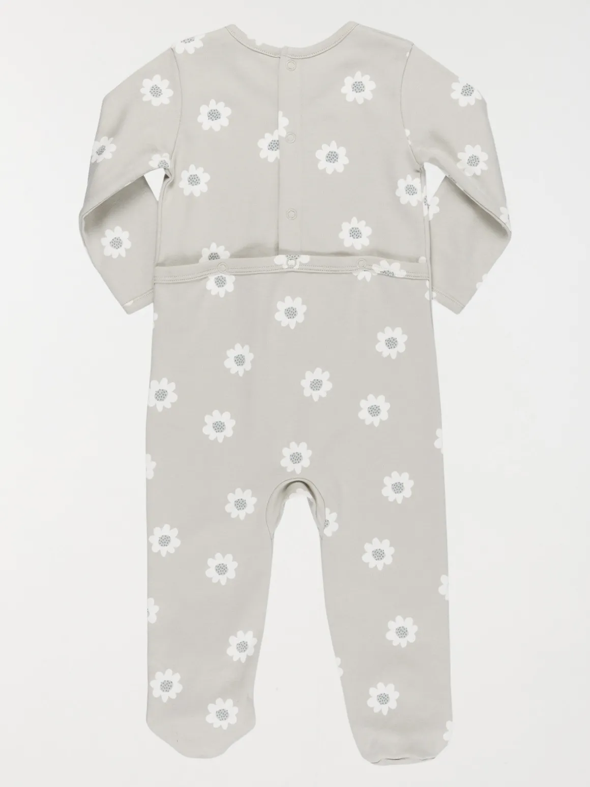 Dors-bien motifs fleurs fille (3-24M)