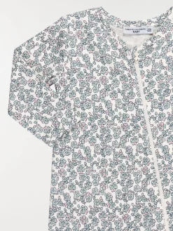 Dors-bien motifs fleurs fille (3-24M)