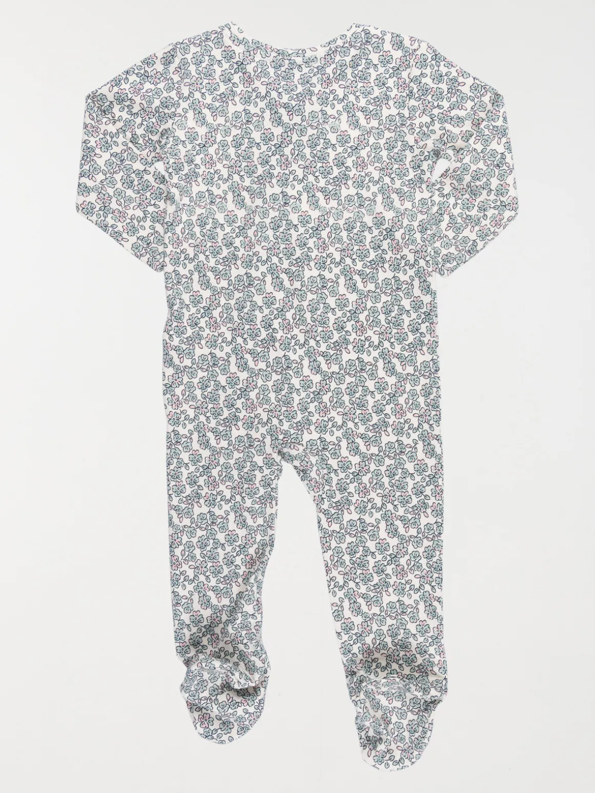 Dors-bien motifs fleurs fille (3-24M)