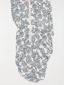 Dors-bien motifs fleurs fille (3-24M)