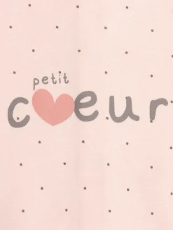 Dors-bien petit coeur fille (3-24M)