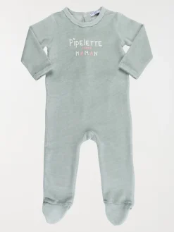 Dors-bien velours message fille (3-24M)