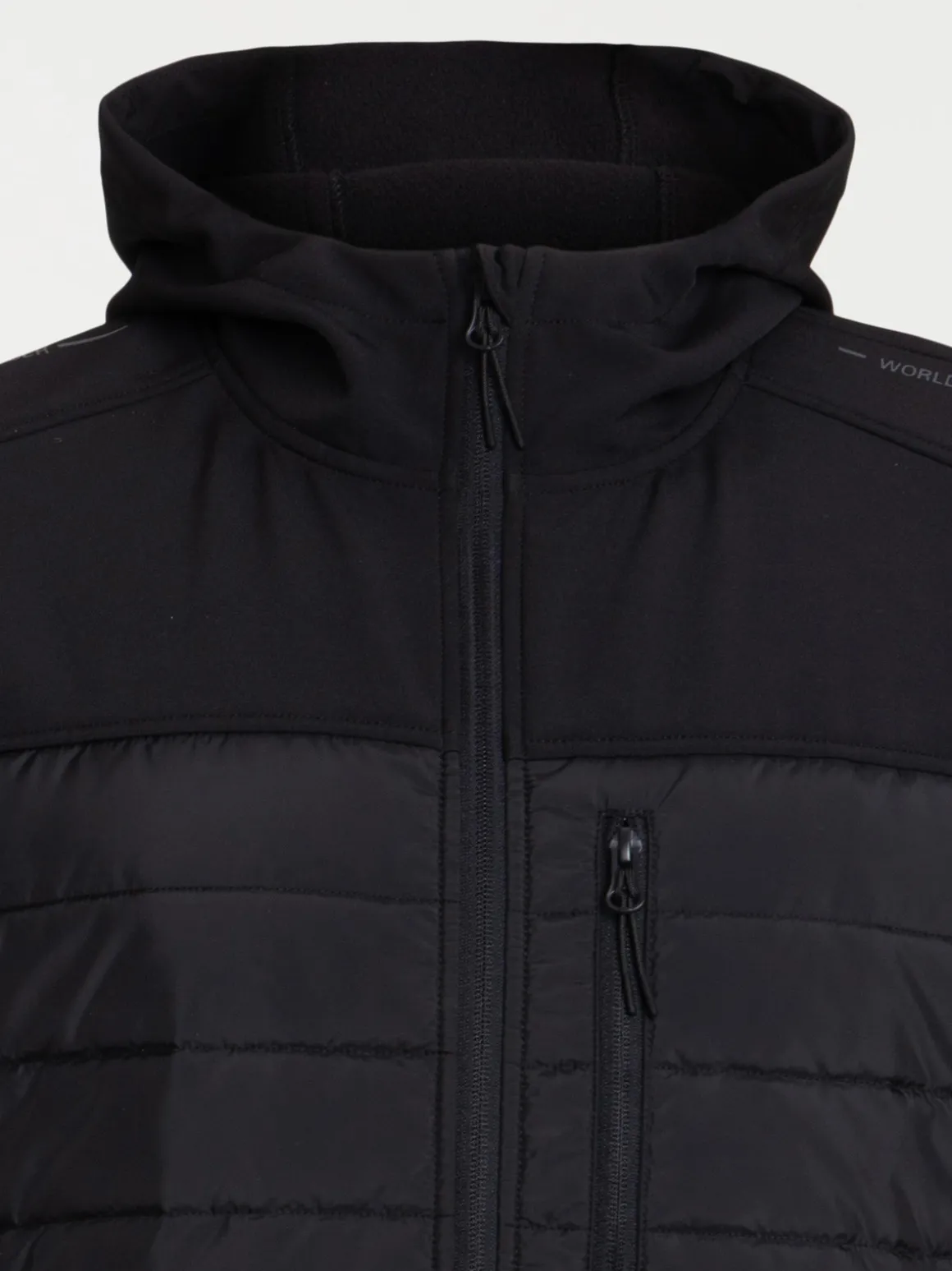 Doudoune à capuche grande taille homme