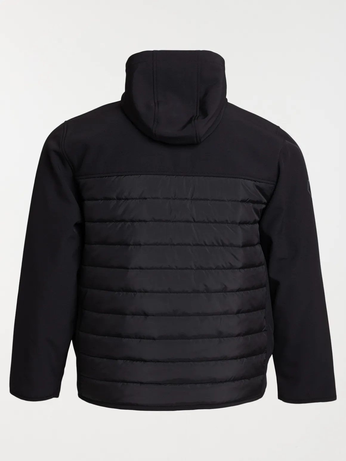 Doudoune à capuche grande taille homme