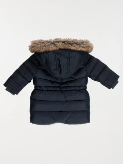 Doudoune à capuche marine fille (6-36M)