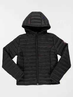 Doudoune à capuche noir fille (XXS-M)