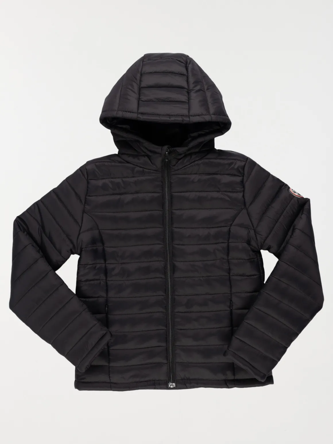 Doudoune à capuche noir fille (XXS-M)