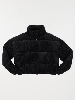 Doudoune en velours noir fille (XXS-M)