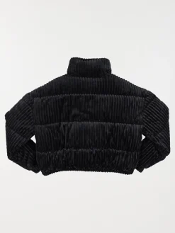 Doudoune en velours noir fille (XXS-M)