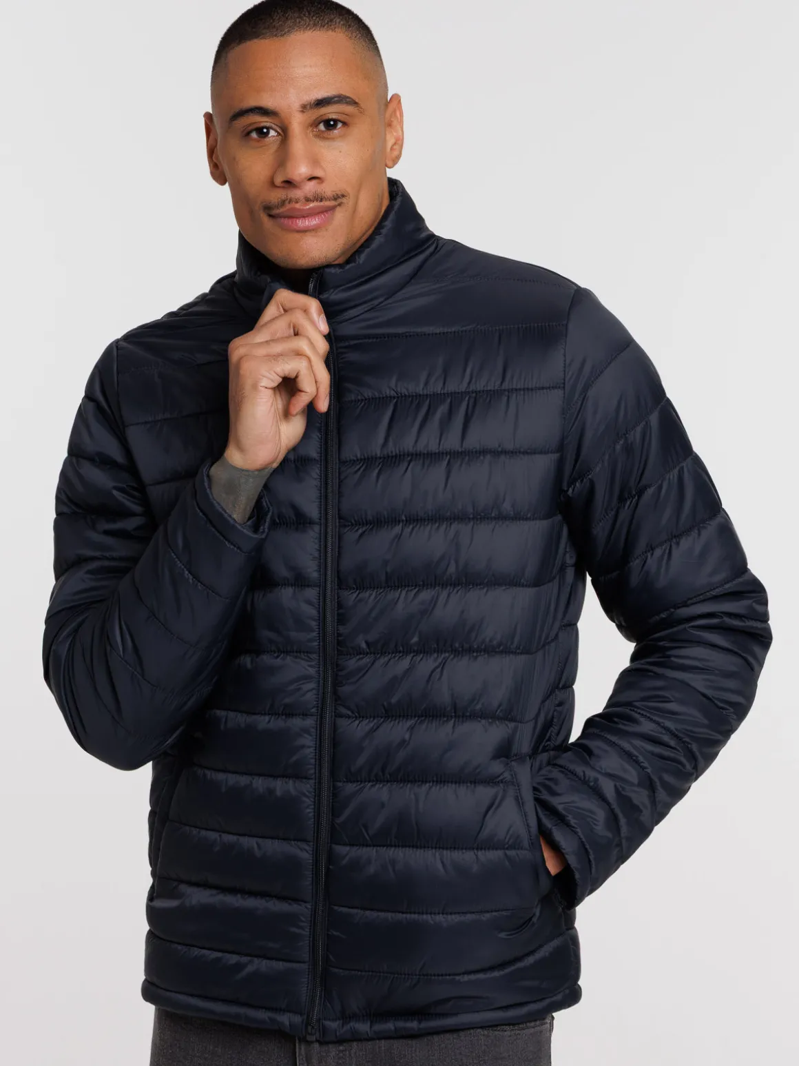 Doudoune légère noire homme
