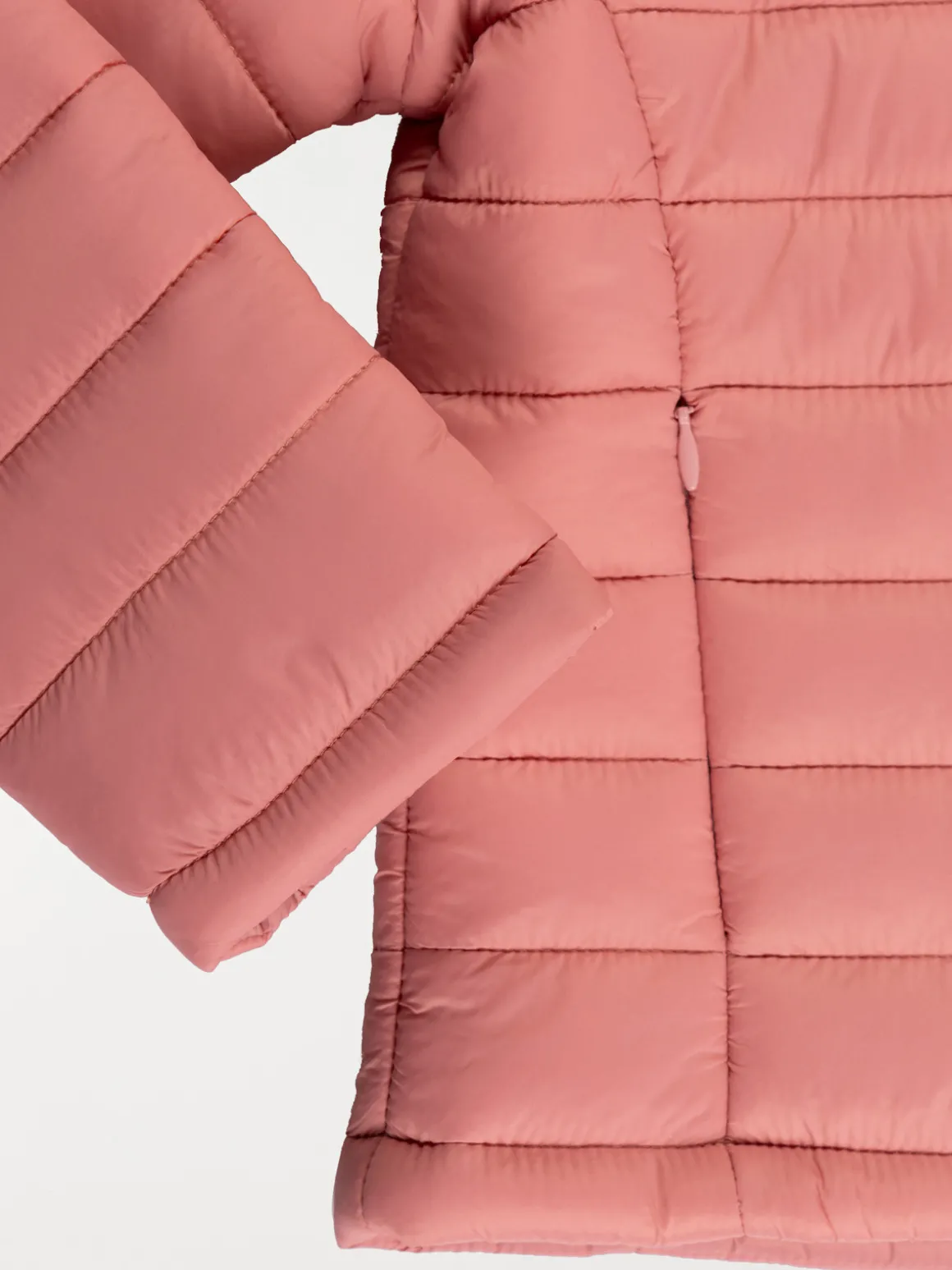 Doudoune légère rose foncé fille (3-12A)