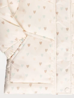 Doudoune motif coeur fille (3-36M)