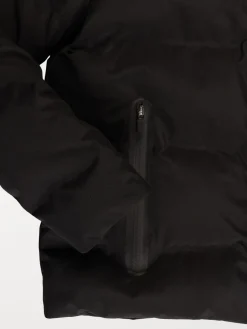 Doudoune noire capuche garçon (XXS-M)
