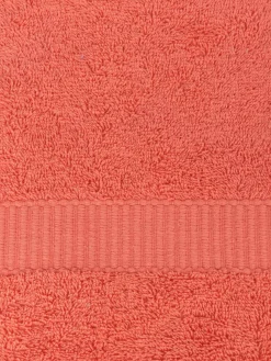 Drap de douche pêche 70 x 130 cm