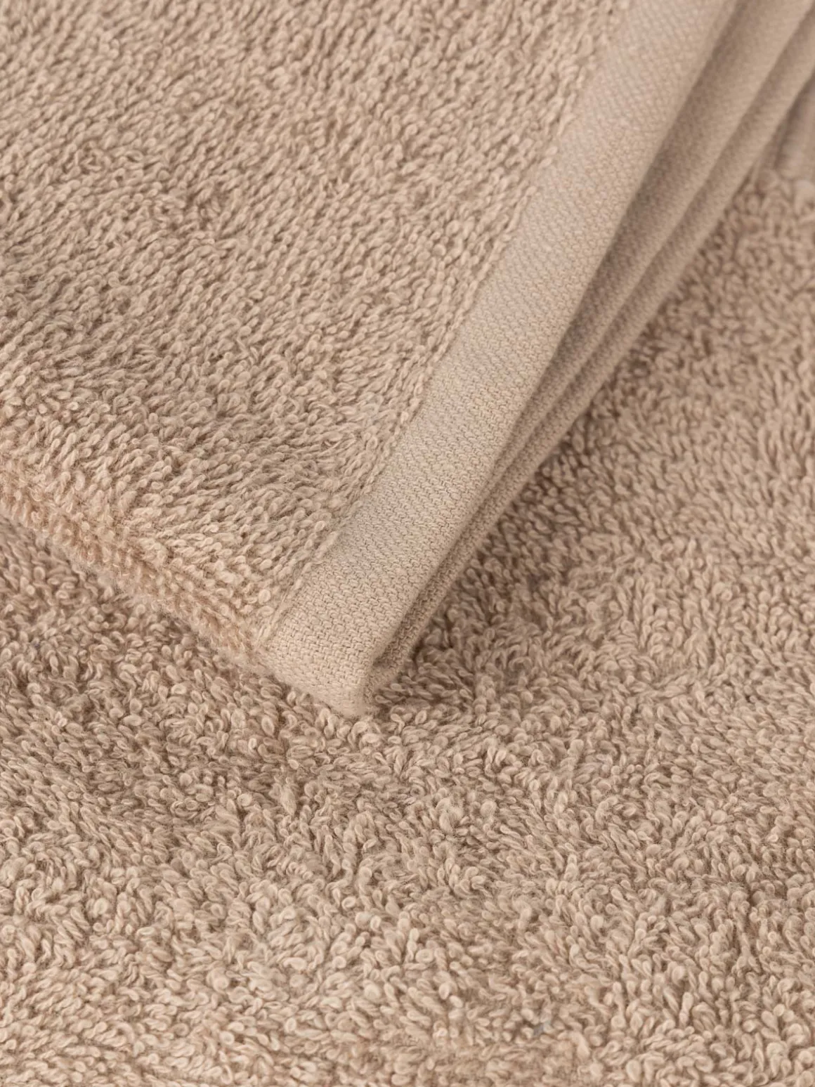 Drap de douche taupe 70 x 130 cm