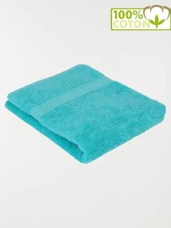 Drap de douche turquoise 70 x 130 cm