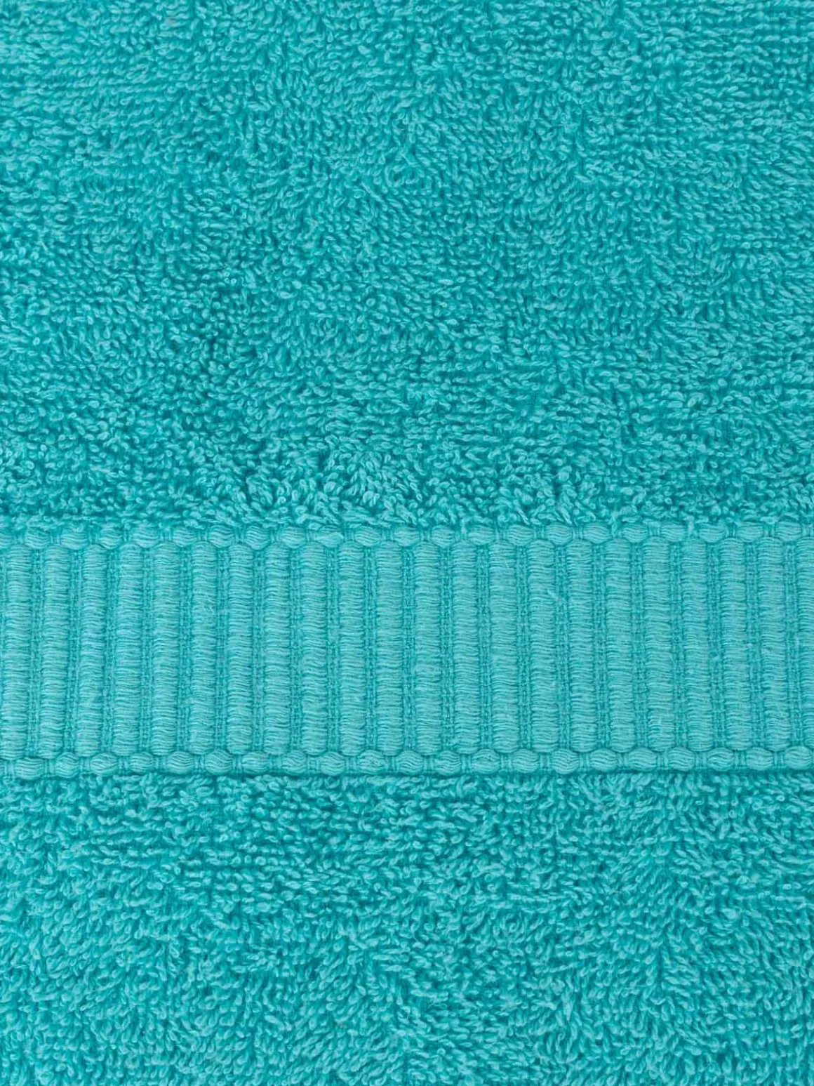 Drap de douche turquoise 70 x 130 cm