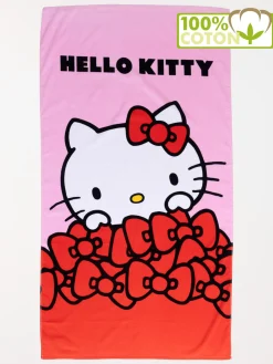 Drap de plage Hello Kitty 90x170 cm