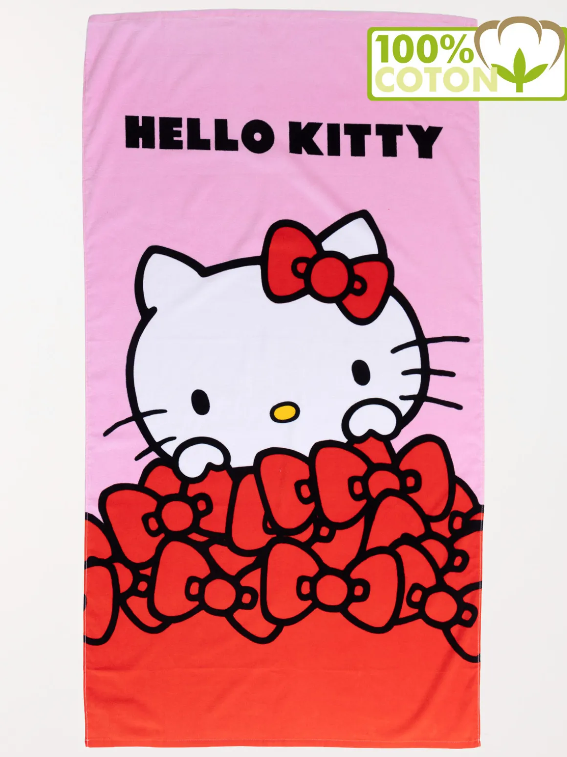 Drap de plage Hello Kitty 90x170 cm
