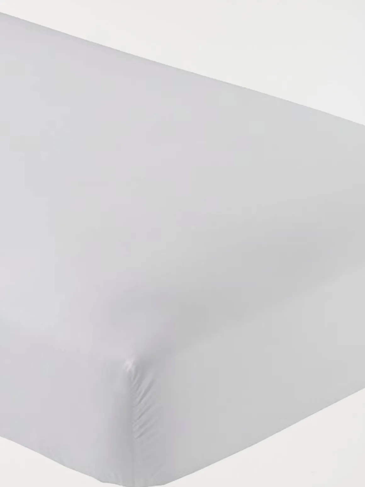 Drap housse blanc 160 x 200 cm