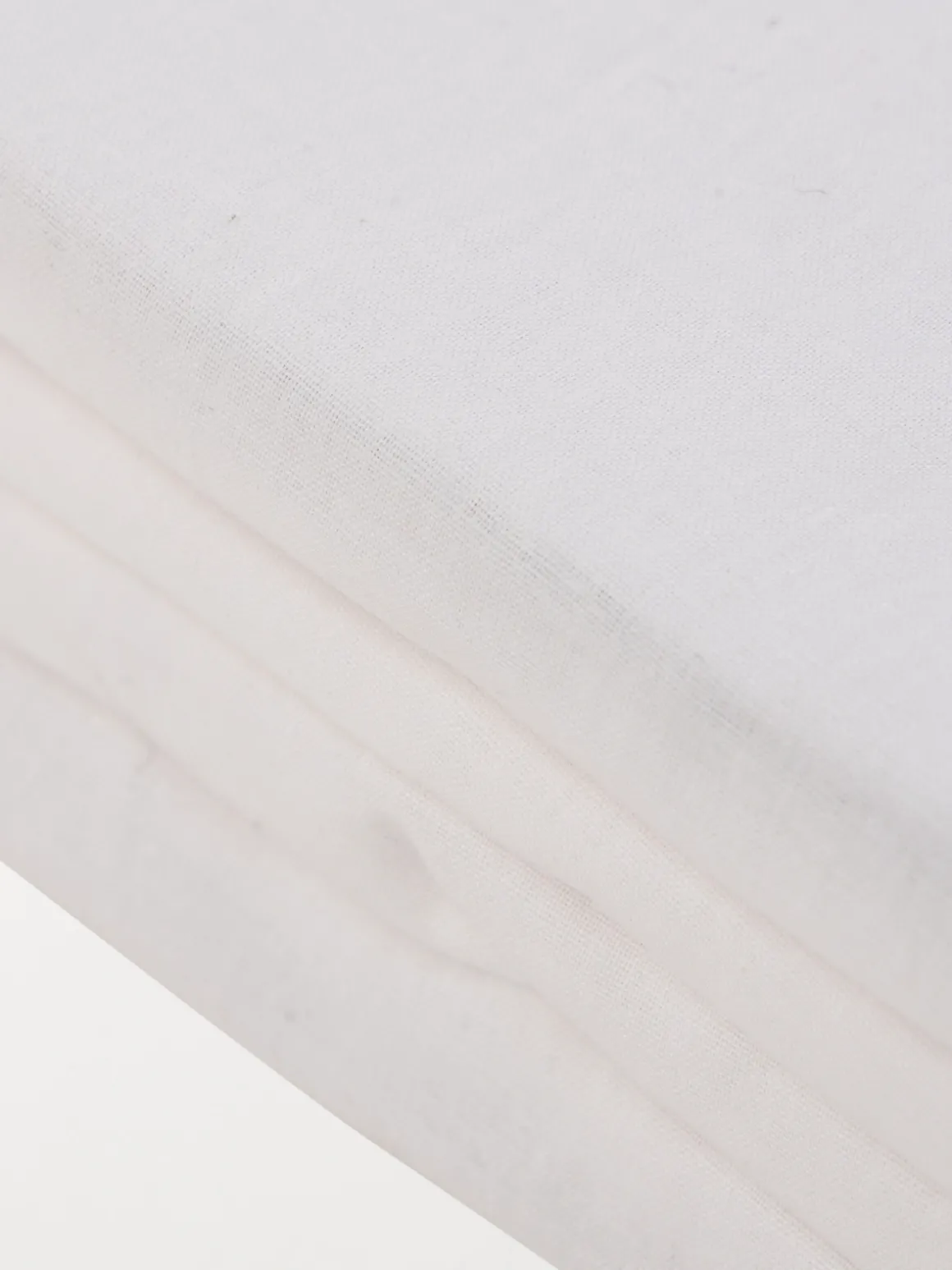 Drap housse blanc 90 x 190 cm