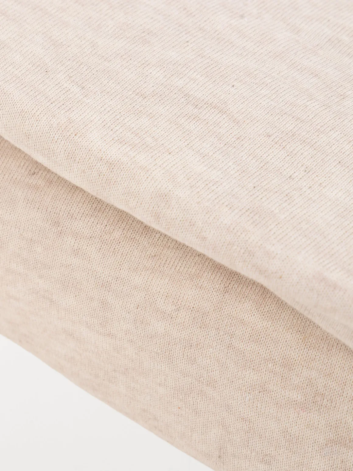 Drap housse jersey 90x190 beige chiné