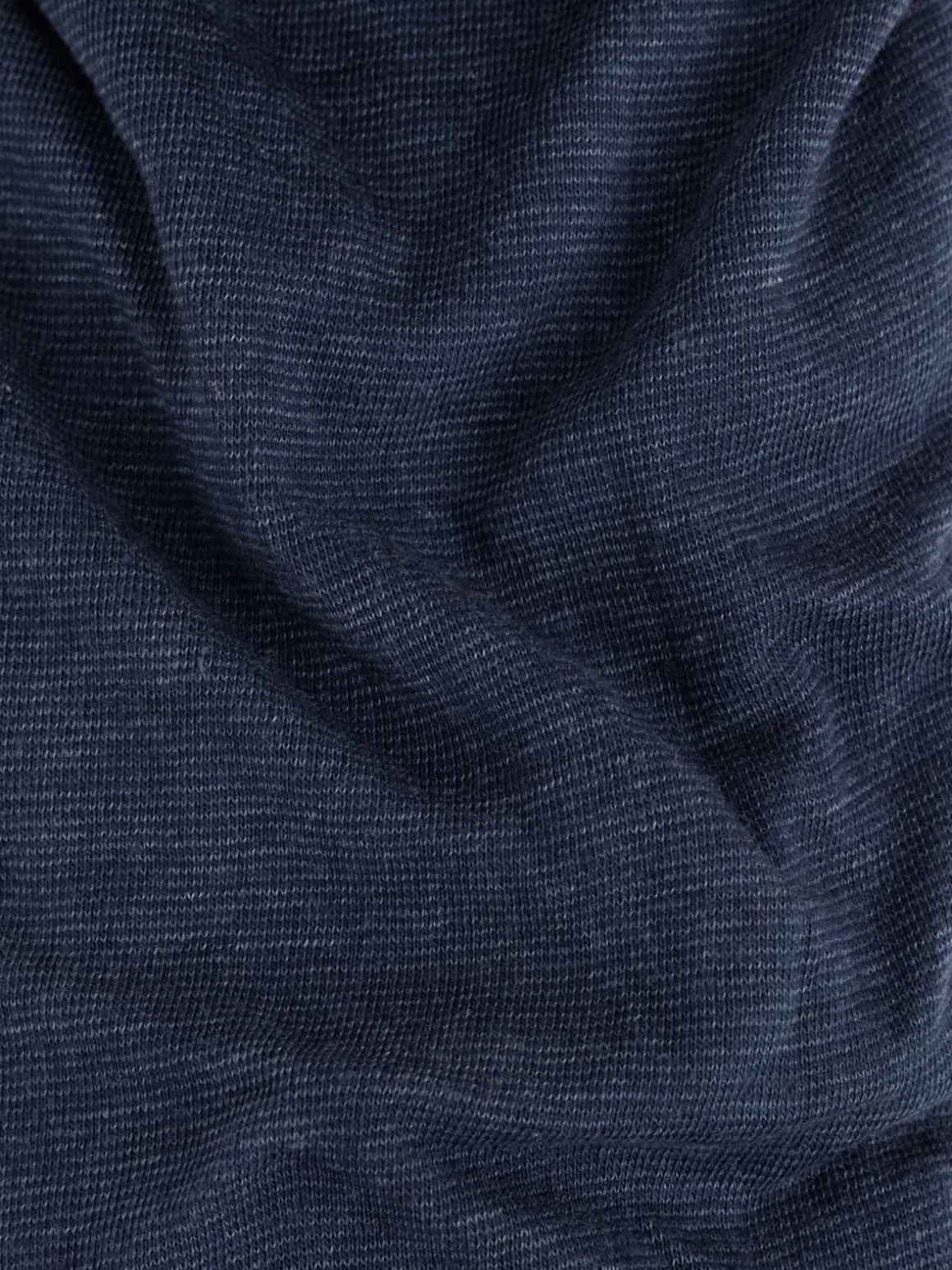 Drap housse jersey 90x190 cm bleu chiné