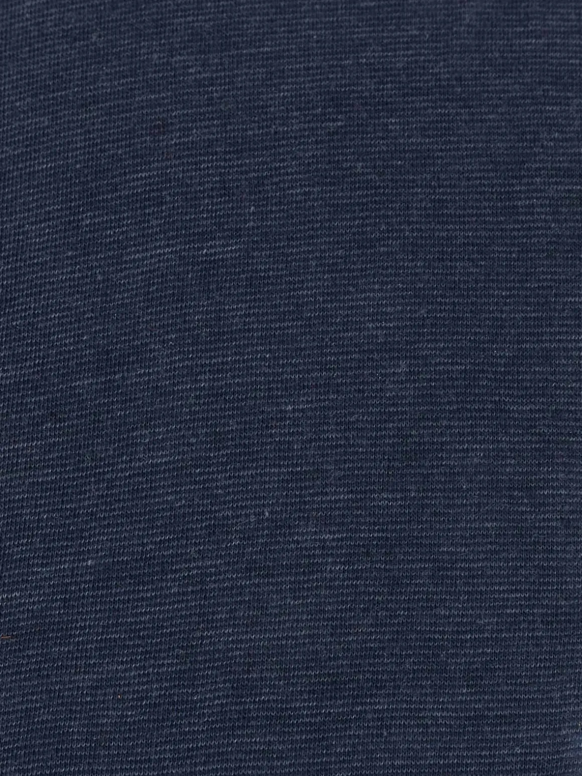 Drap housse jersey 90x190 cm bleu chiné
