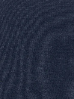 Drap housse jersey 140x190 cm bleu chiné