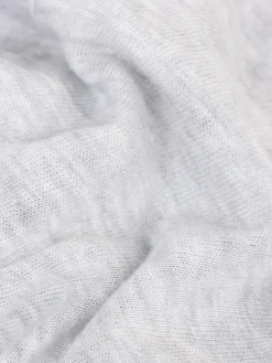 Drap housse jersey 160x200 gris chiné