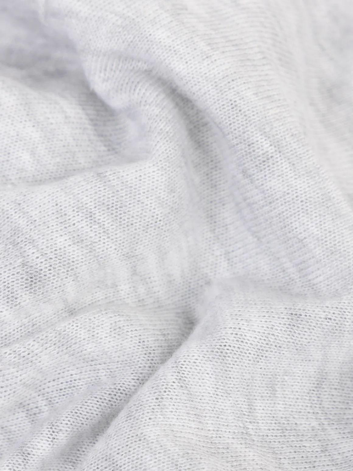 Drap housse jersey 90x190 gris chiné