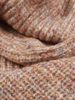 Echarpe avec fibre métallisée femme