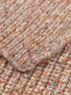 Echarpe avec fibre métallisée femme