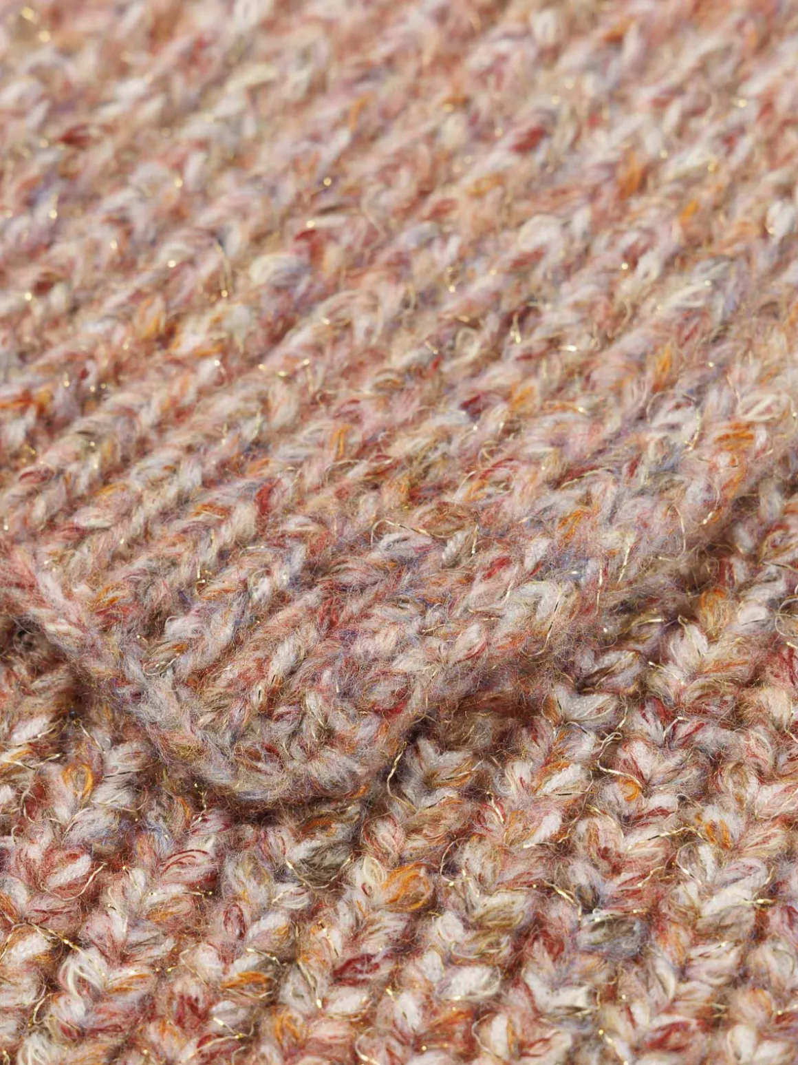 Echarpe avec fibre métallisée femme