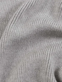 Echarpe gris clair chiné strass femme