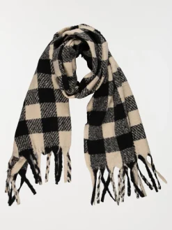 Echarpe motif carreau femme