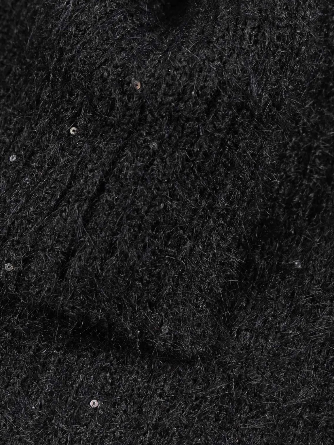 Echarpe noir sequins femme