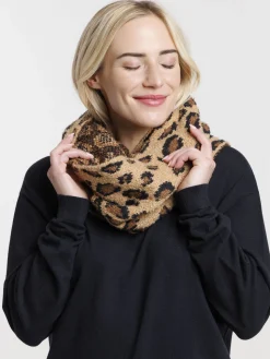 Echarpe snood léopard femme