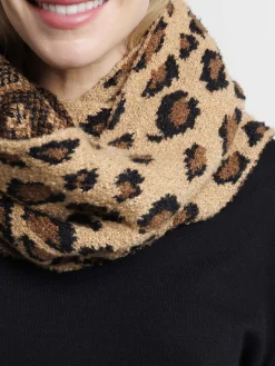 Echarpe snood léopard femme